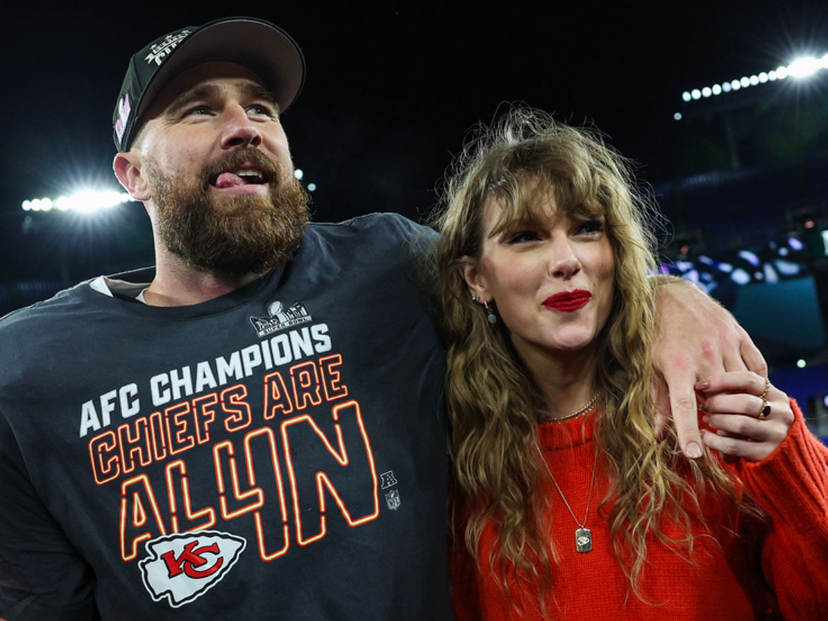Taylor Swift and Travis Kelce