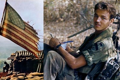 A soldier in the vietnam war