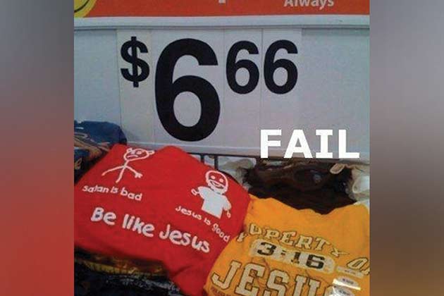 Jesus doesn't care--he's making a killing off these shirts. 