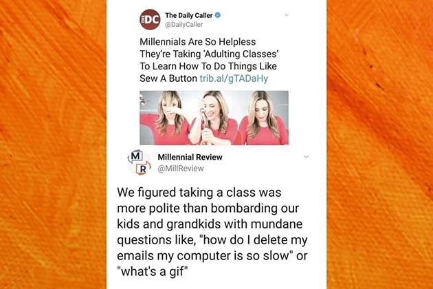 When They Made Fun of Adulting Classes