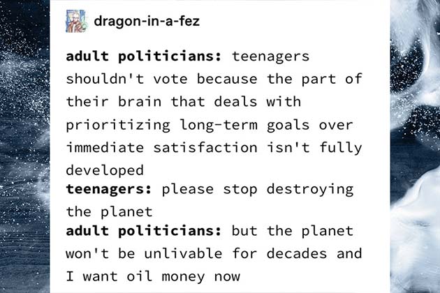 When They Refused to Save the Planet