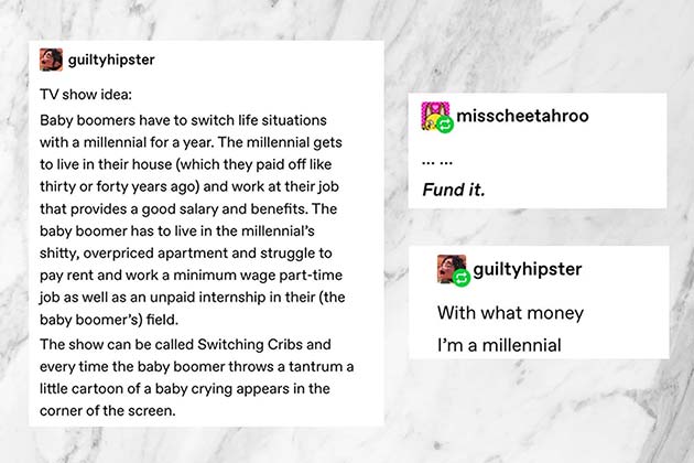 When a Millennial Pitched Your New Favorite Show