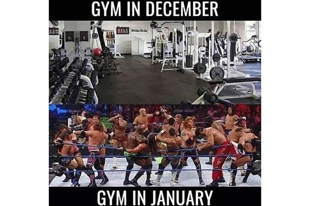 Those darn New Year's resolutions...