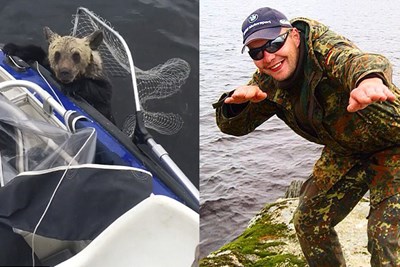 Fishermen Risk Their Lives to Save Bear Cubs From Icy Lake