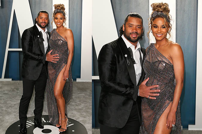 Ciara and Russell Wilson