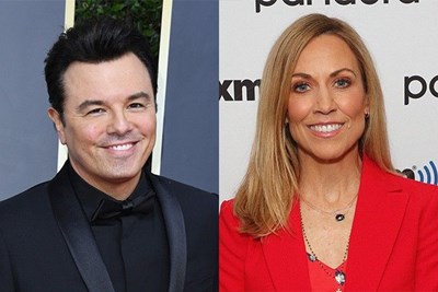 Seth MacFarlane and Sheryl Crow