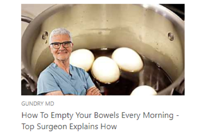 This Headline Sounds Like It Was Created in the Bowels