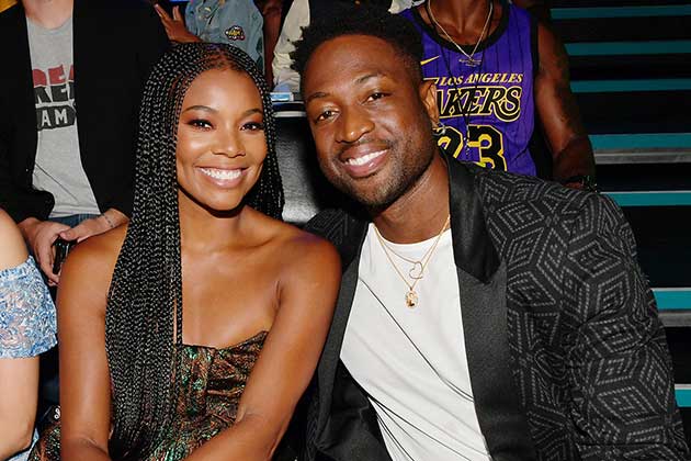 Dwayne Wade and Gabrielle Union