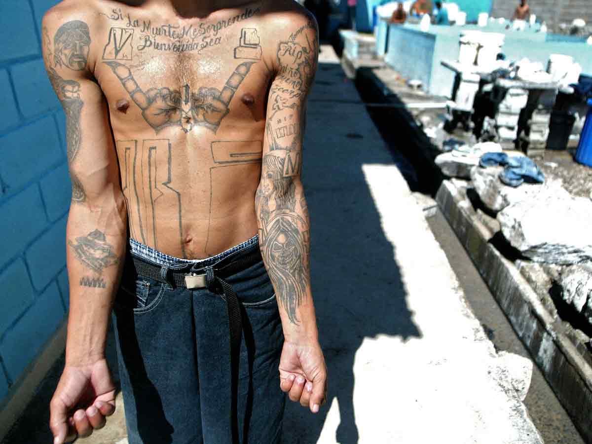 314 Central America Gang Tatoos Stock Photos HighRes Pictures and Images   Getty Images
