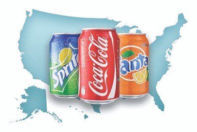 most popular soft drink in each state