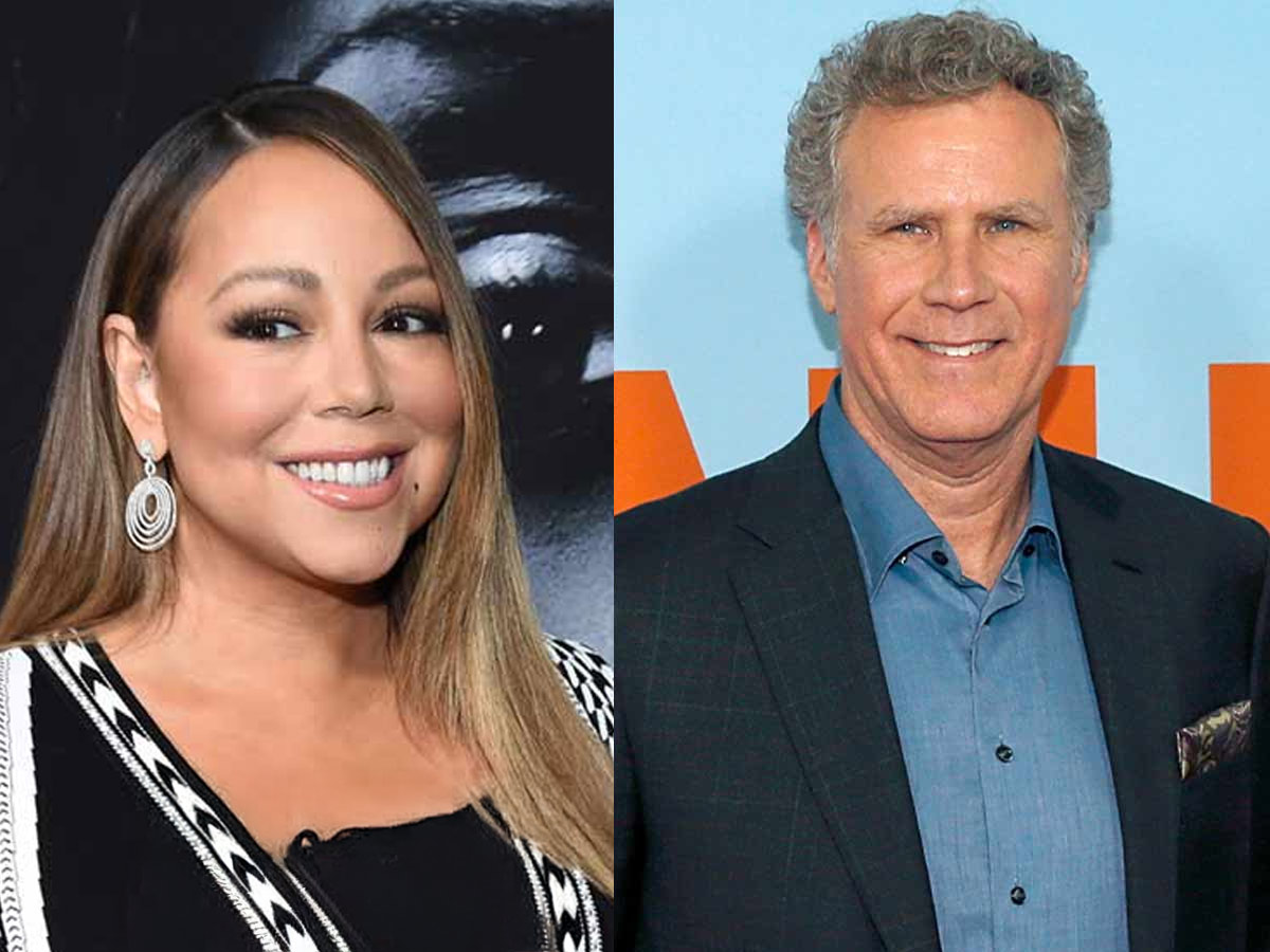 Will Ferrell and Mariah Carey
