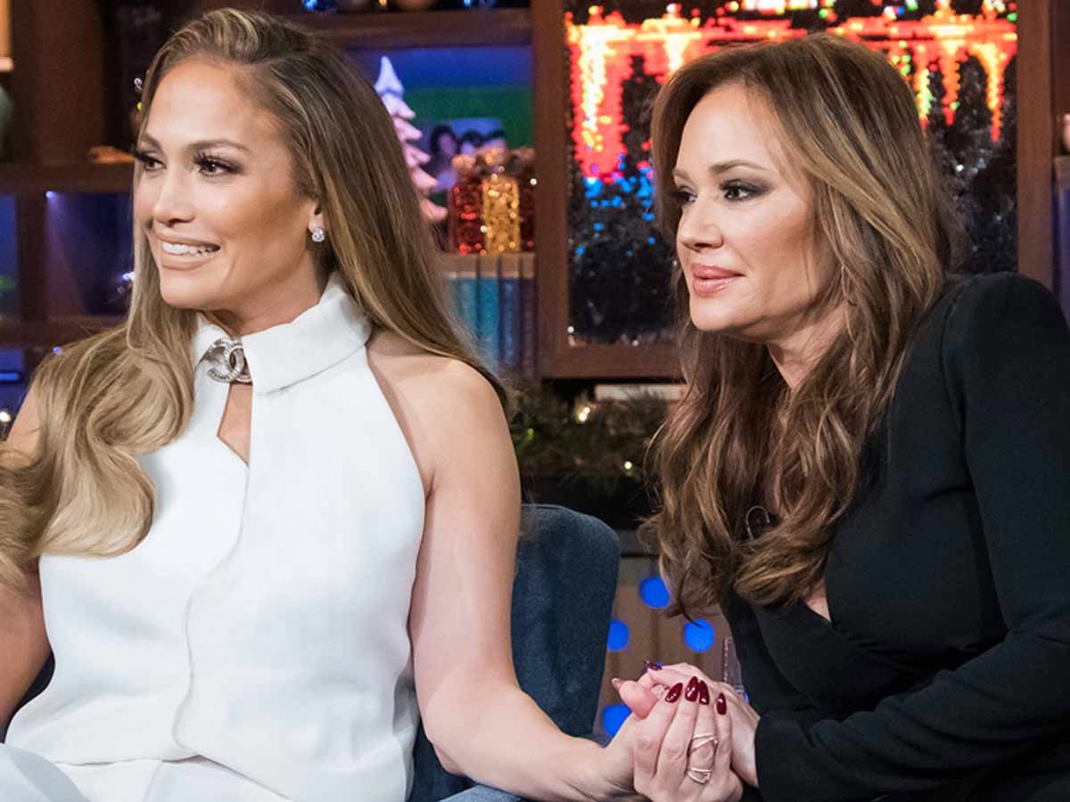 Jennifer Lopez and Leah Remini
