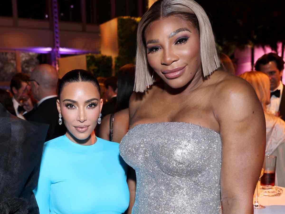 Kim Kardashian and Serena Williams