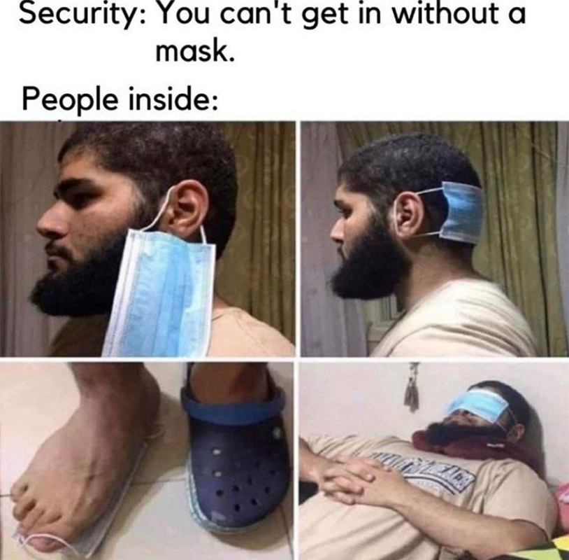 Wear Masks Correctly, Please