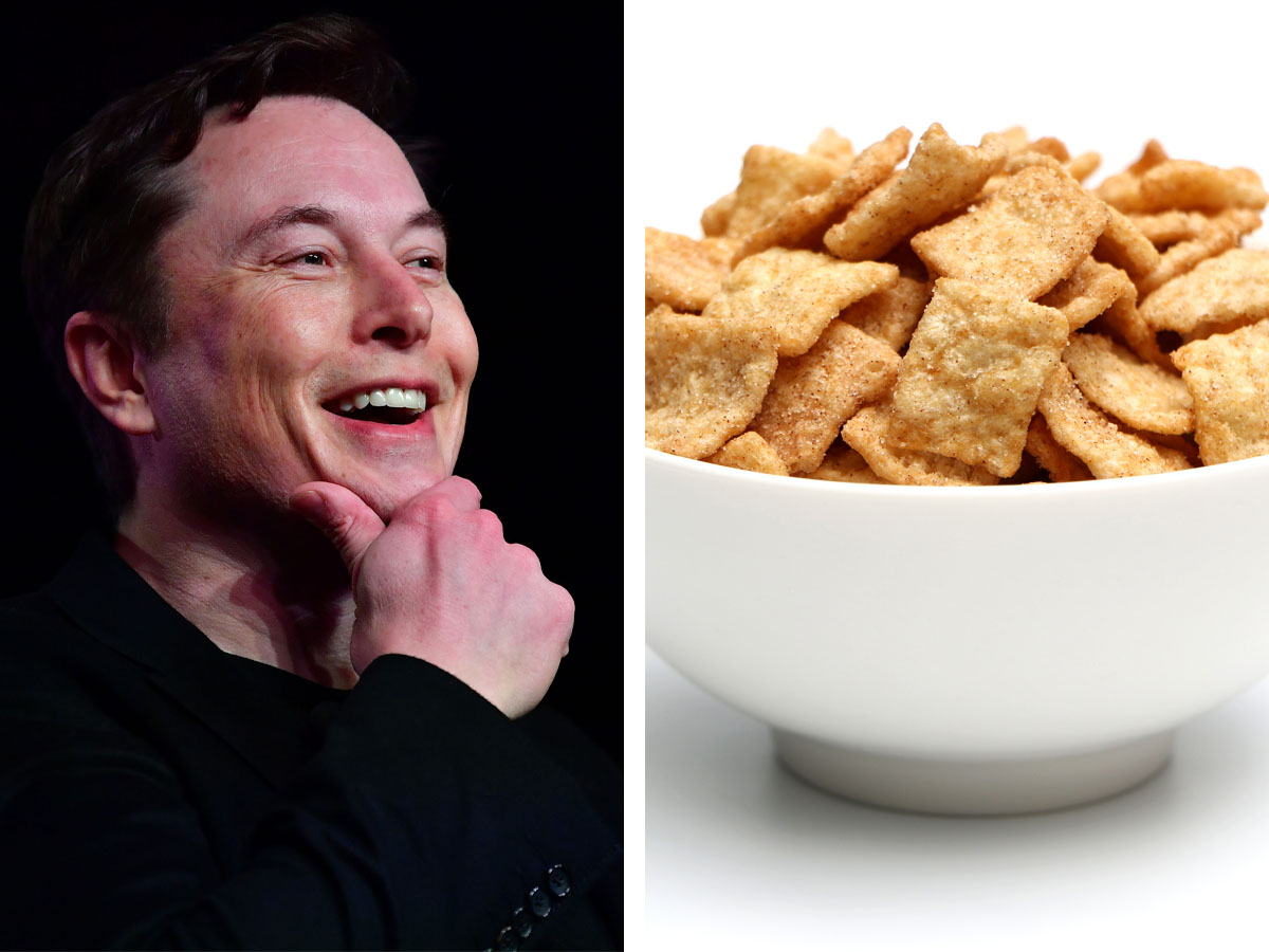 Elon Musk - Cinnamon Toast Crunch