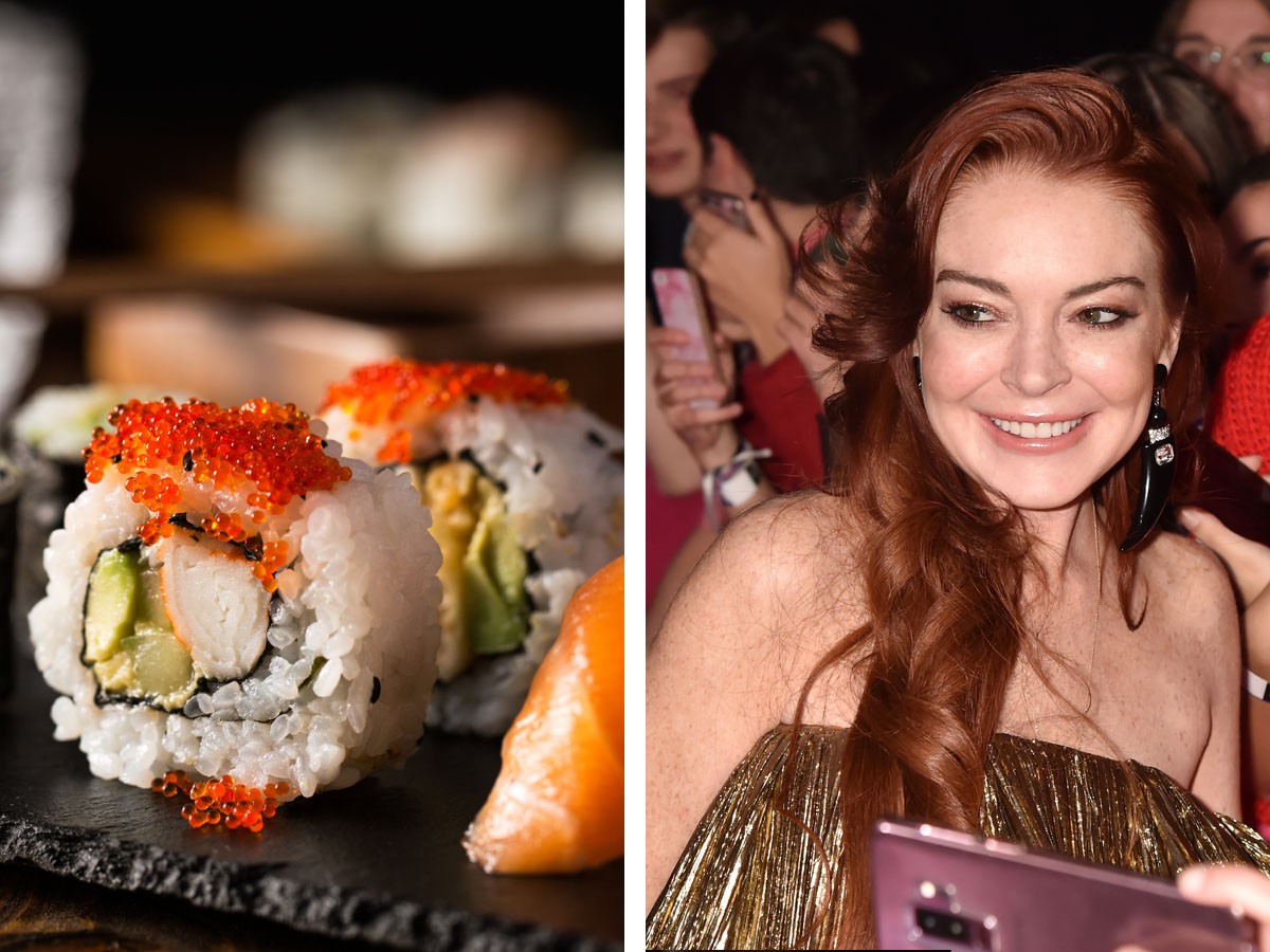 Lindsay Lohan - Sushi
