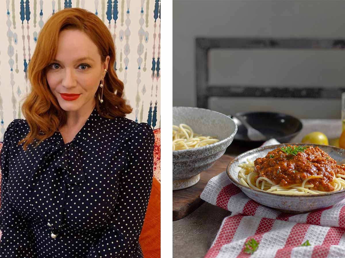 Christina Hendricks - Spaghetti