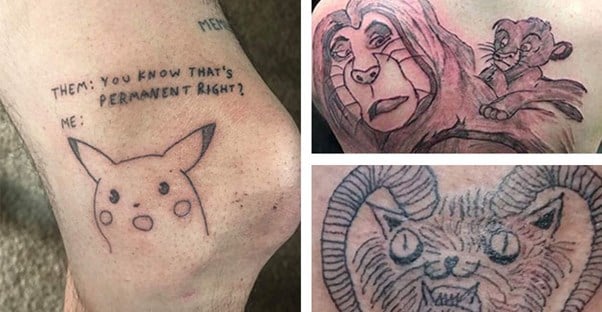 50 Tattoo Fails, Ranked by Boldness main image