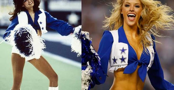 How the Dallas Cowboy Cheerleaders' Uniforms Have Changed Over the Years main image