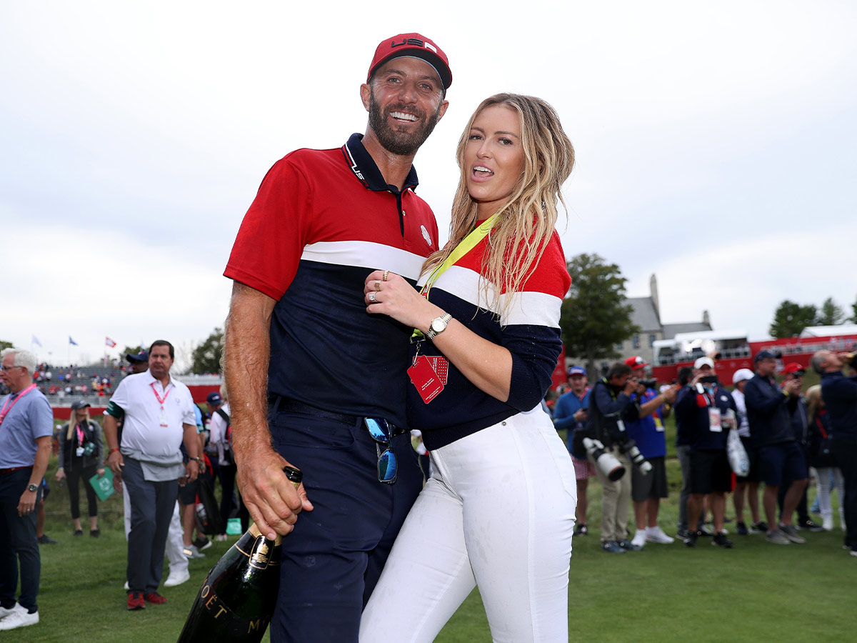 Dustin Johnson and Paulina Gretzky