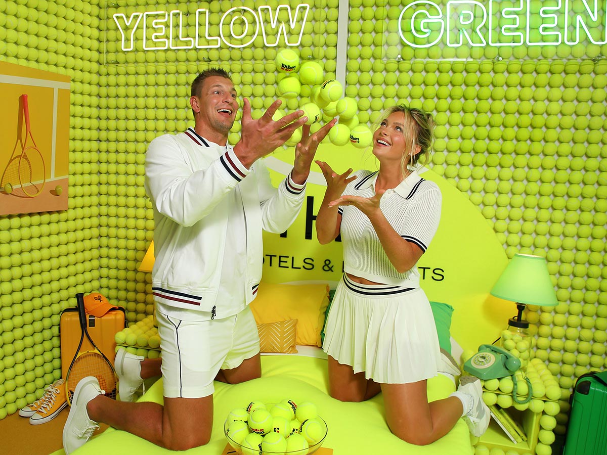 Rob Gronkowski and Camille Kostek