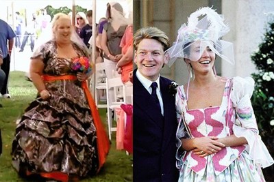 wedding dresses that made guests uncomfortable