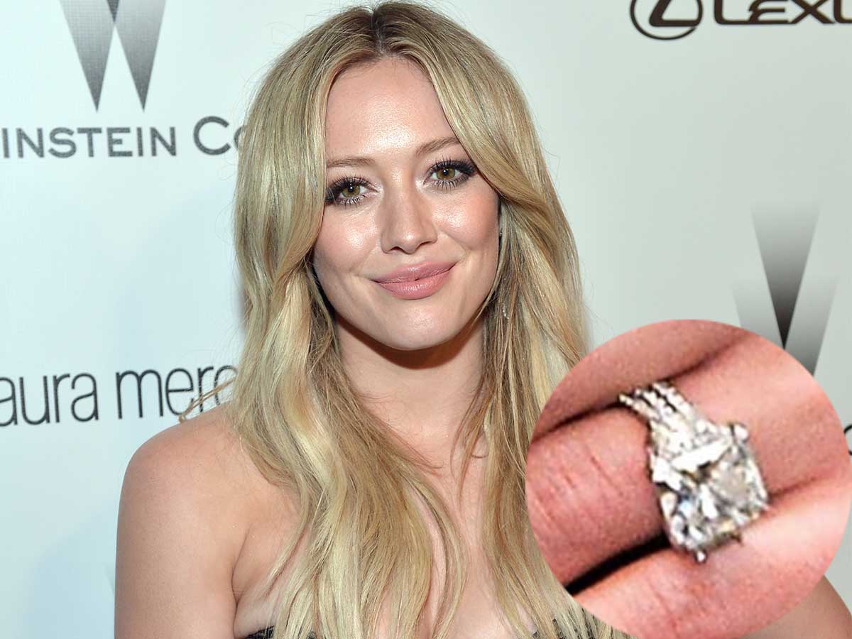 Hilary Duff - 2011-10-12 - Most Extravagant Celebrity Engagement Rings
