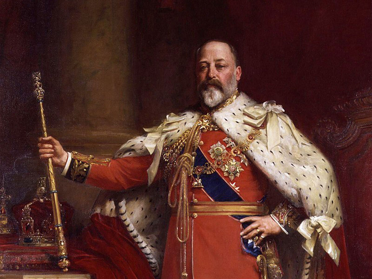 Edward VII was sometimes referred to as “Edward the Caresser”