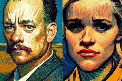 Celebrities Painted by Van Gogh