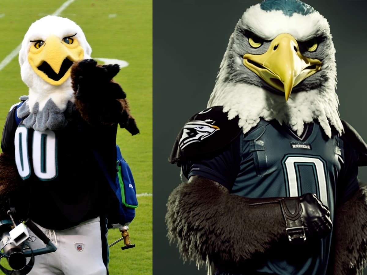 NFL mascots were recreated by AI, and they'll give you nightmares