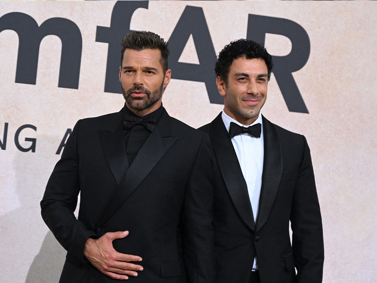 Ricky Martin and Jwan Yosef