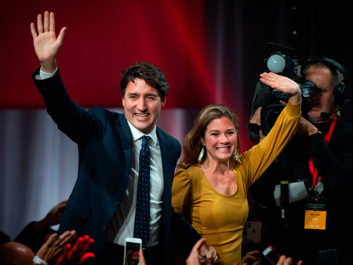 Justin Trudeau and Sophie Gregoire Trudeau