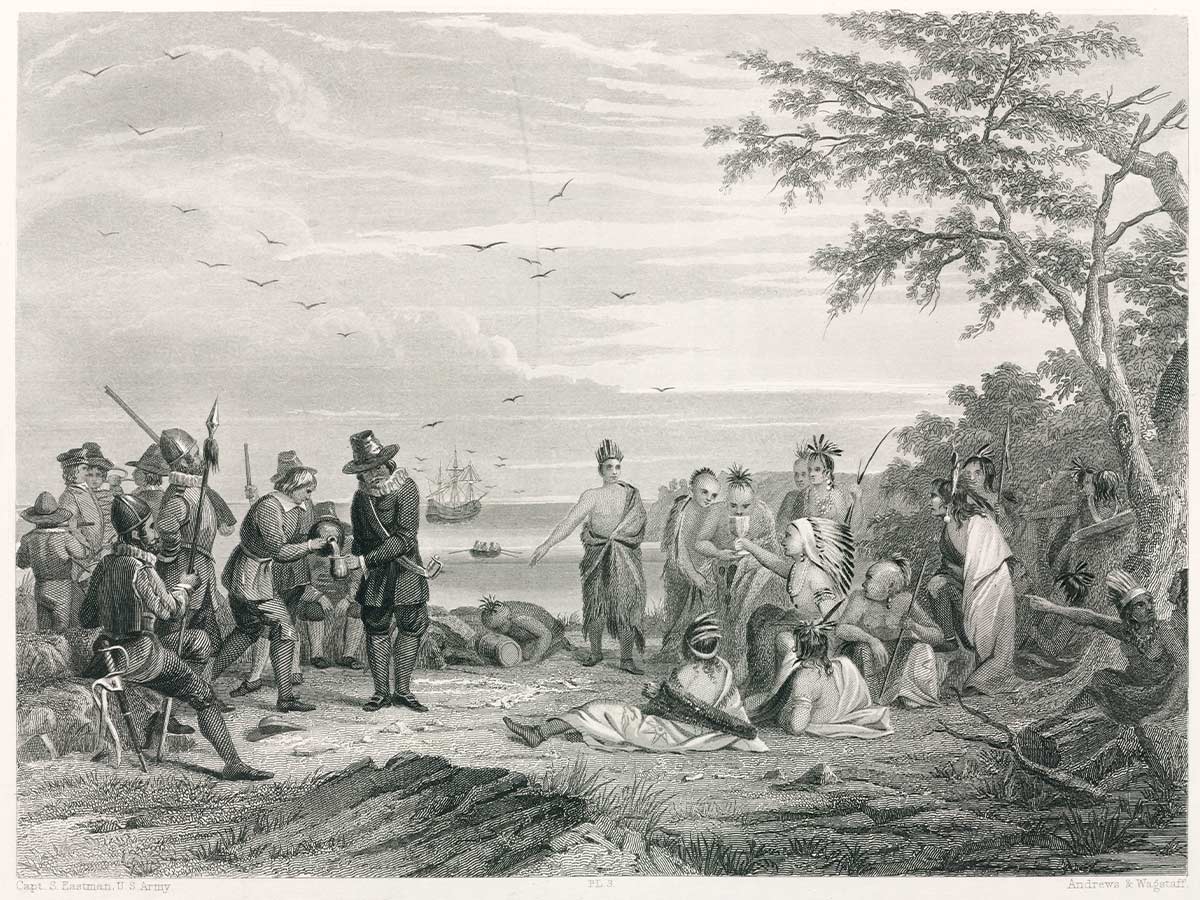 The Pilgrims and Native Americans Were Friends