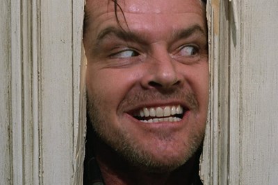 Jack Nicholson living his best life in The Shining