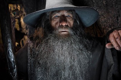 ian mckellen in his role as gandalf from the lord of the rings film series