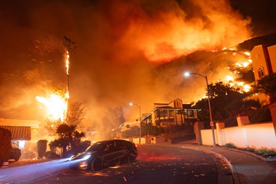 Pictures of LA Before & After the Wildfires