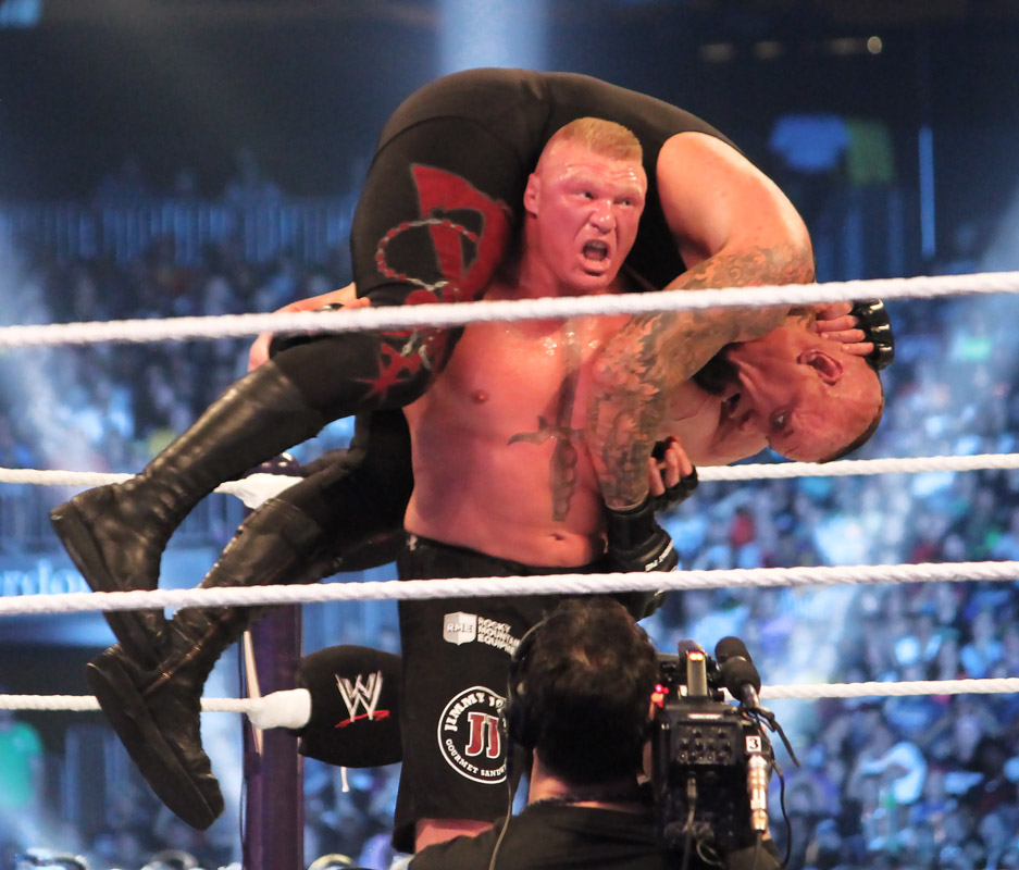 Now: Brock Lesnar