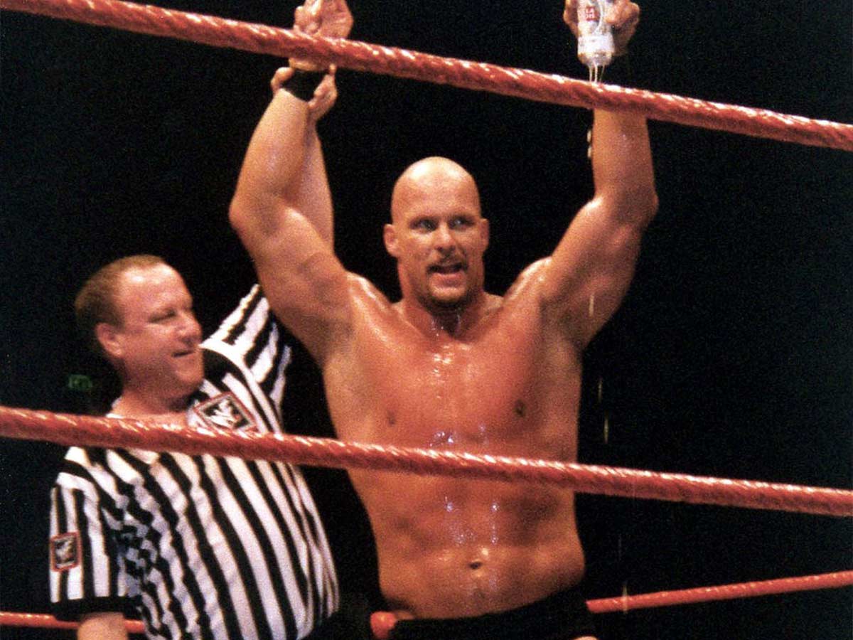 Then: “Stone Cold” Steve Austin