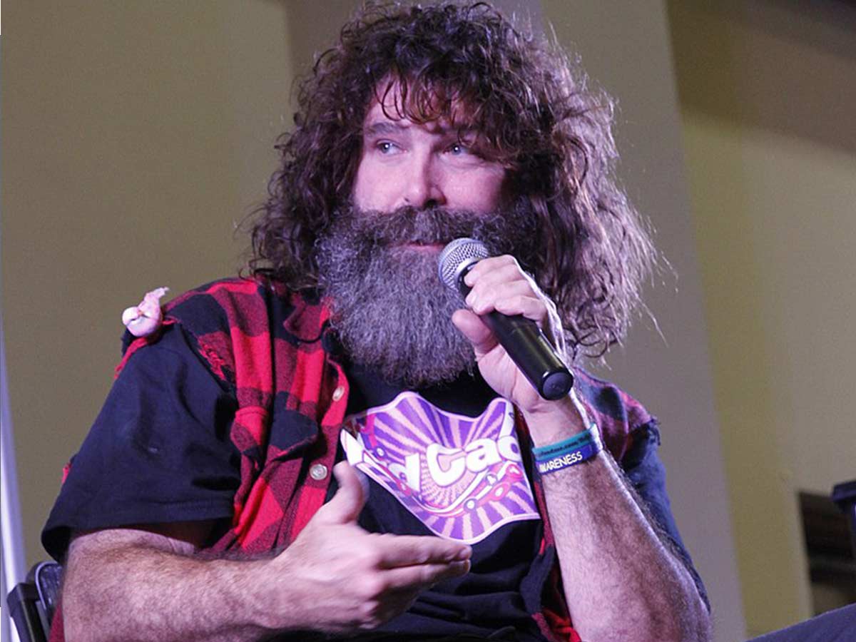 Now: Mick Foley