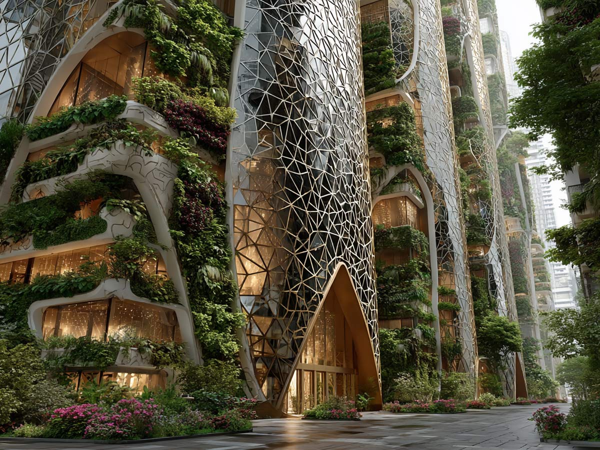 Deco-Bio Skyscrapers