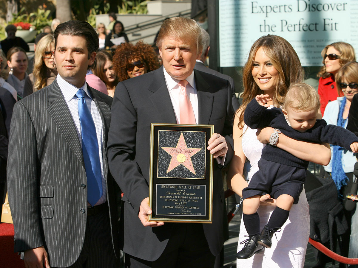 The Trump Family in a Moment of Celebration