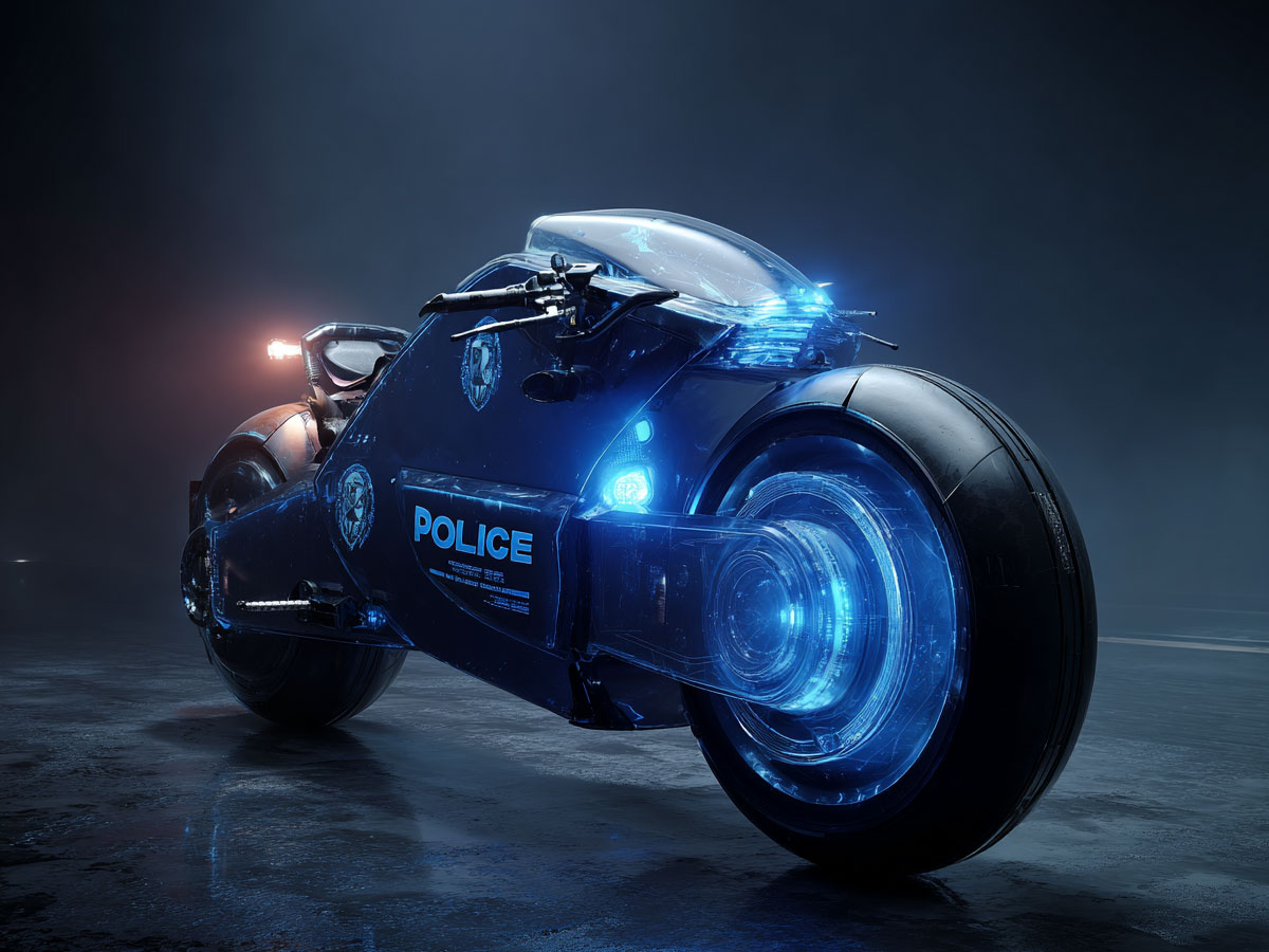 Hologram Motorcycle
