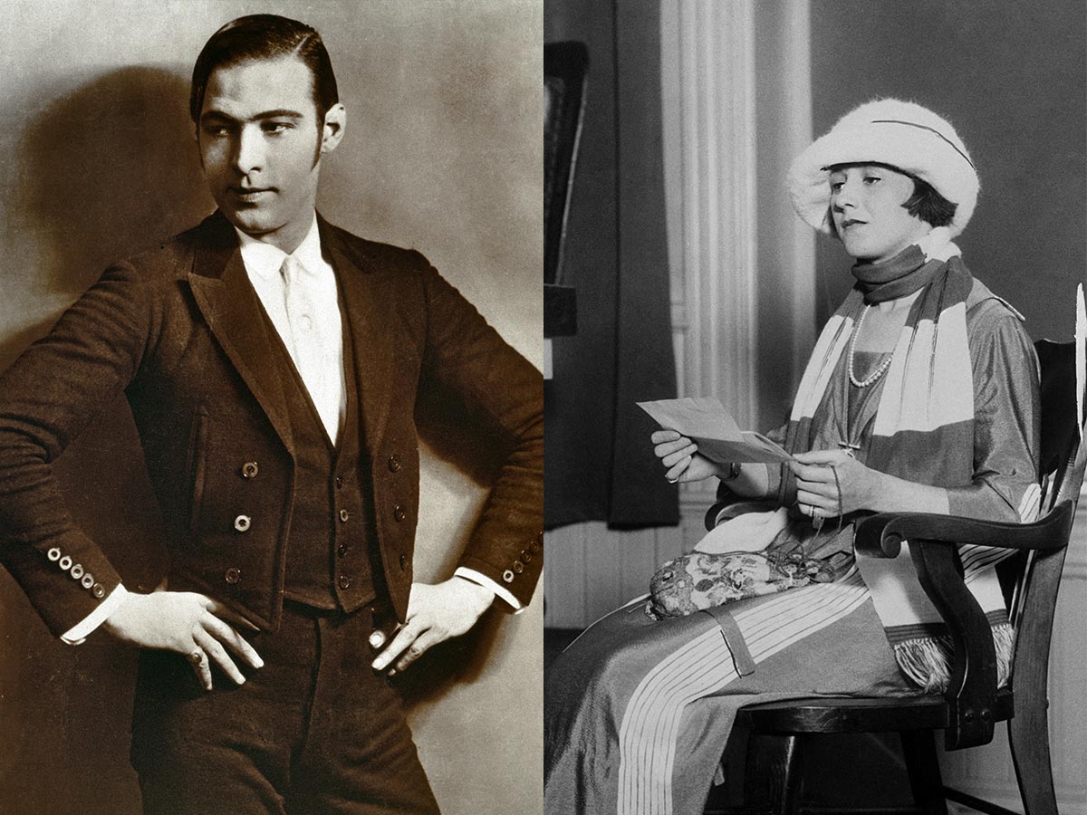 Rudolph Valentino and Jean Acker
