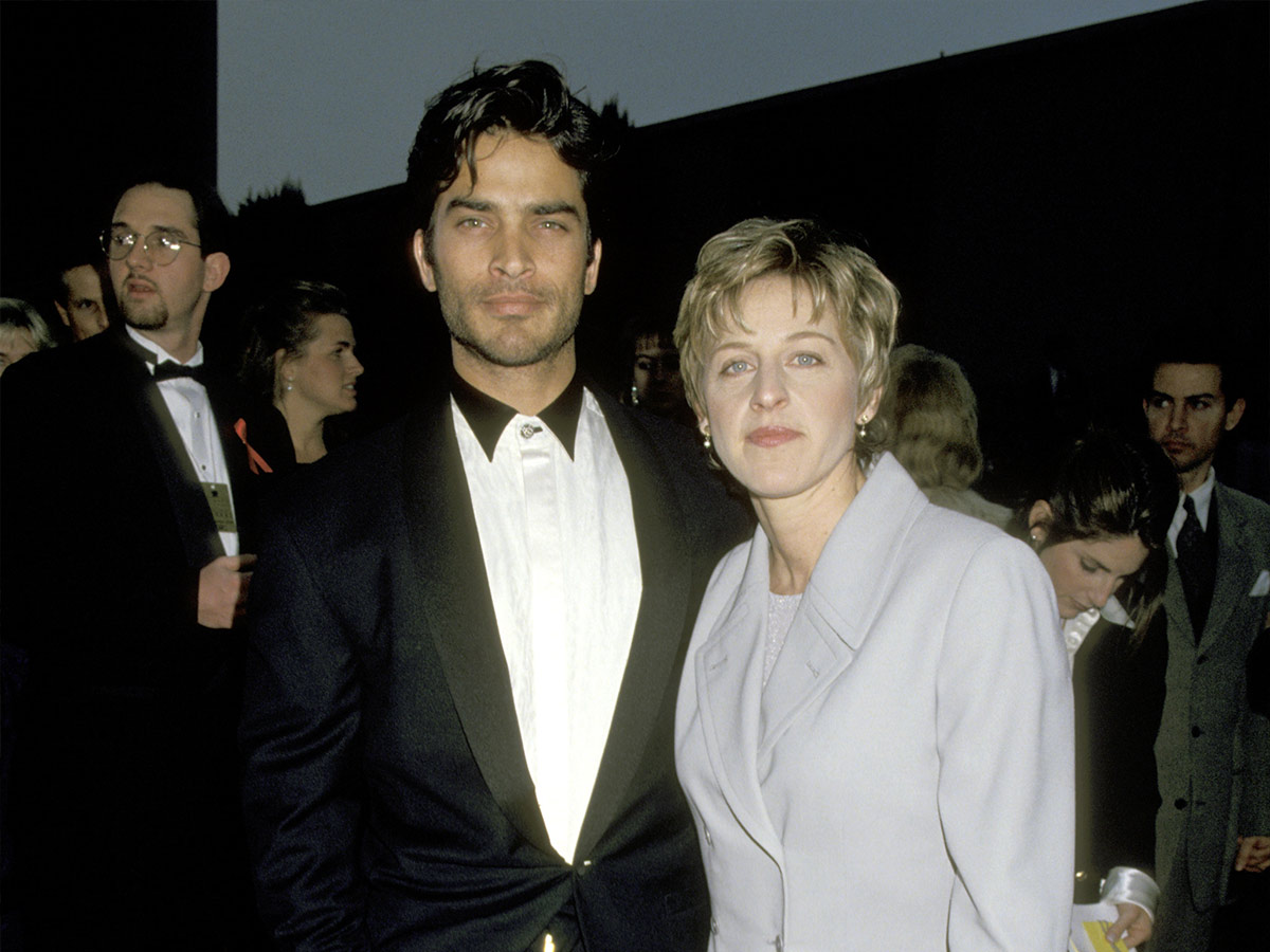 Johnathon Schaech and Ellen DeGeneres