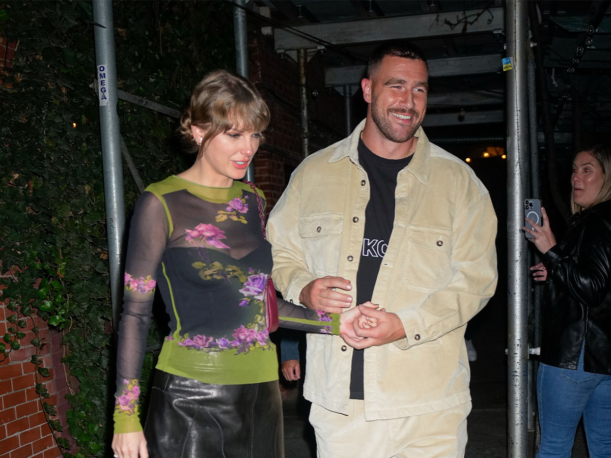 Taylor Swift and Travis Kelce 