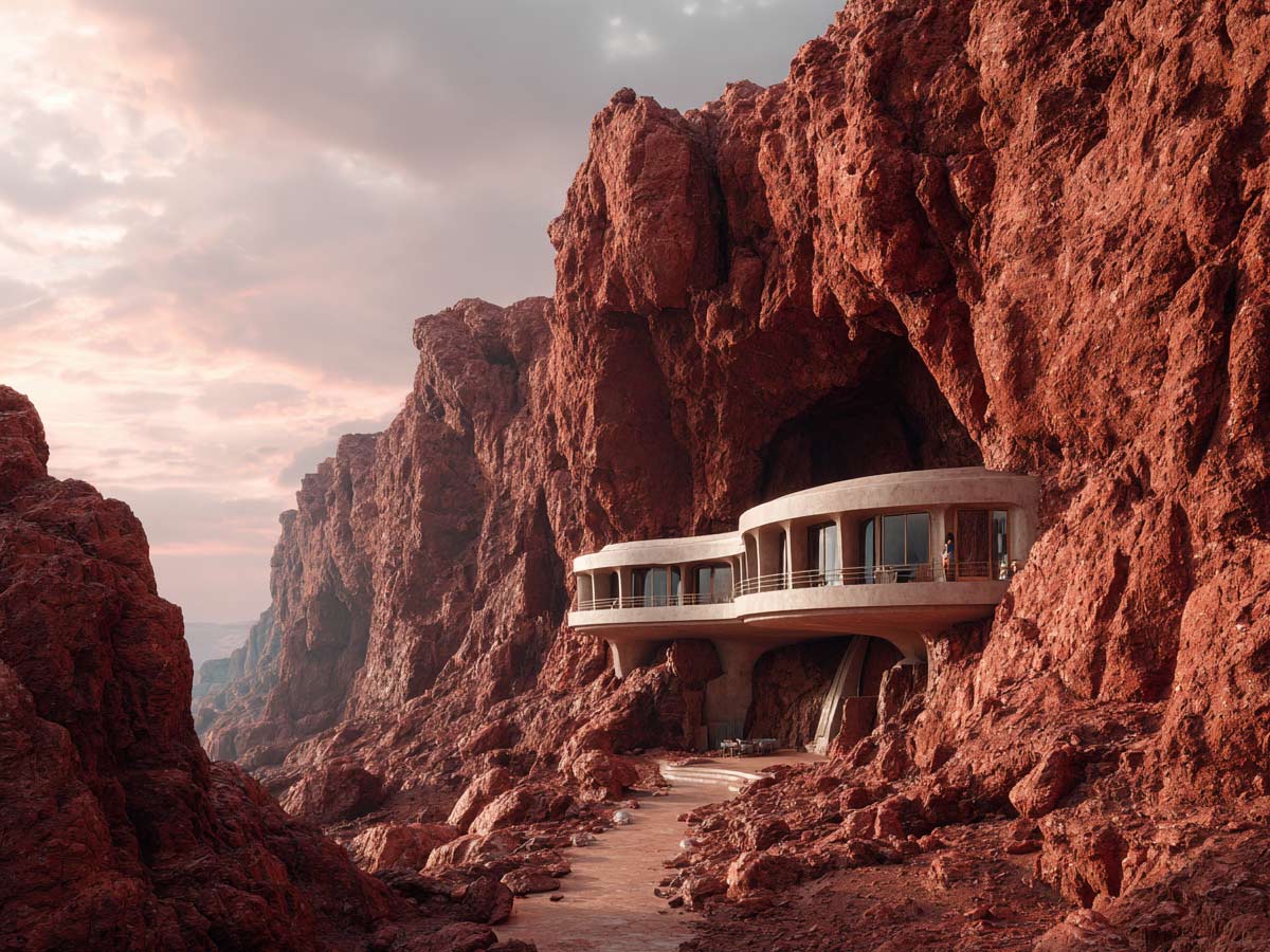 Cliffside Martian Home