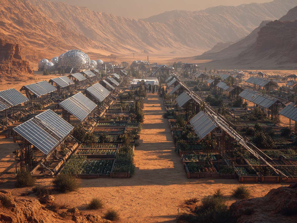 Solar-Powered Settlement