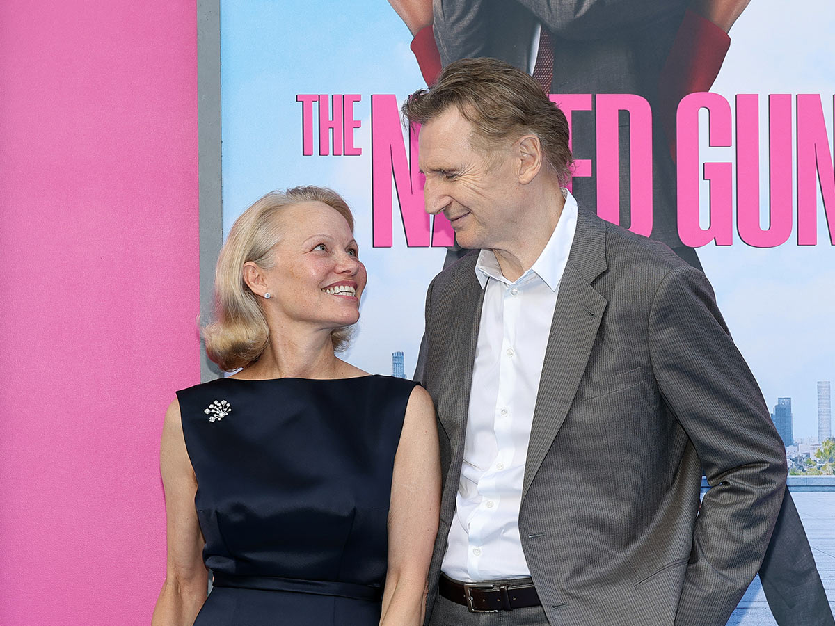 Pamela Anderson & Liam Neeson