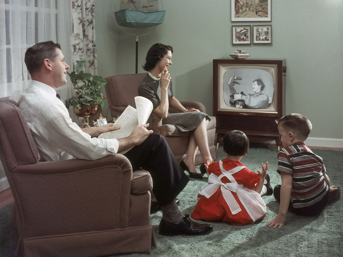 Gathered Around the TV