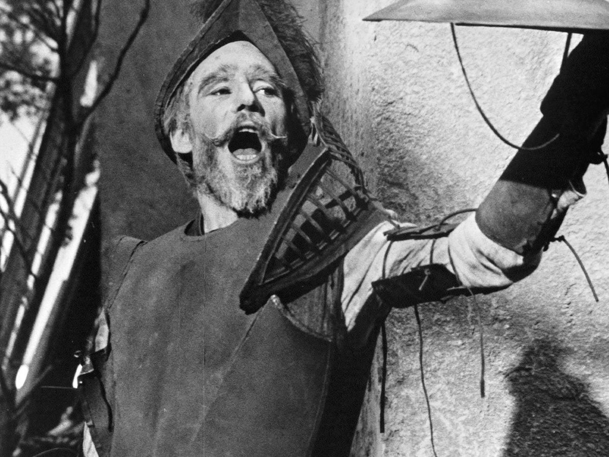Peter O'Toole in "The Man of La Mancha"
